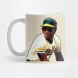 Portrait of baseball star Rickey Henderson Mug